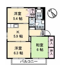 クオーレ緑ｹ丘の物件間取画像